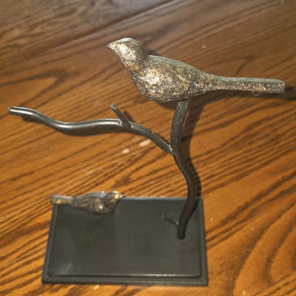 Brass Birds on Branch - Black - Picture 2 of 8